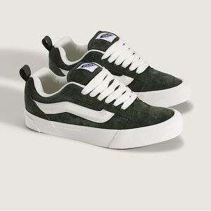 Vans Dark Green Knu Skool Shoe